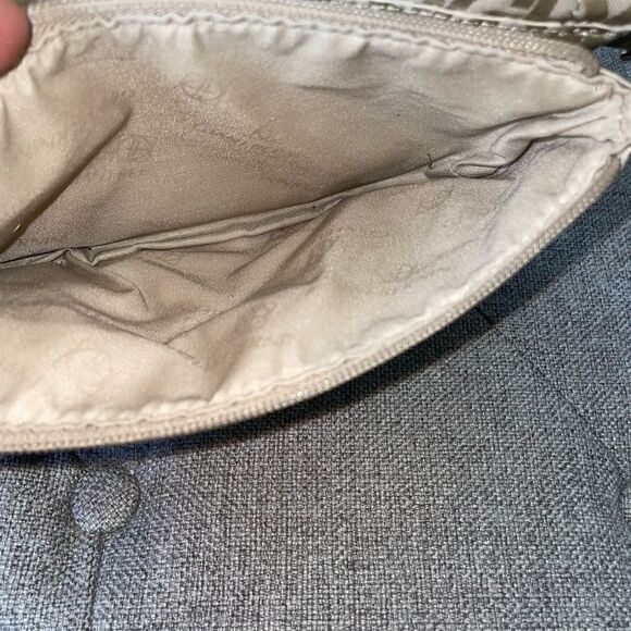 Giani Bernini Canvas Leather Trim Wristlet - Picture 11 of 12